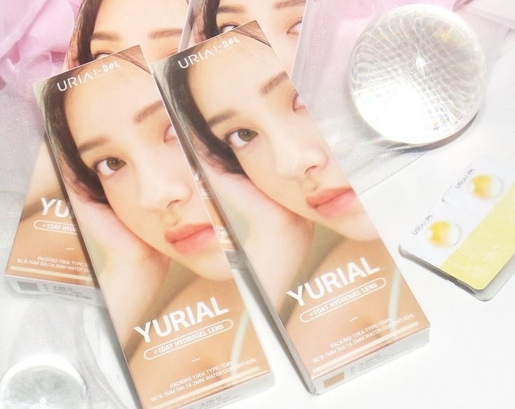i-DOL Yurial Earl Gray 1 Day (10p) colored contact lens, 13.2mm graphic diameter, Daily wear