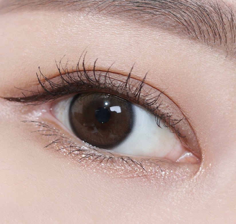 i-DOL Yurial Water Brown 1 Day (10p) colored contact lens, 13.2mm graphic diameter, Daily wear
