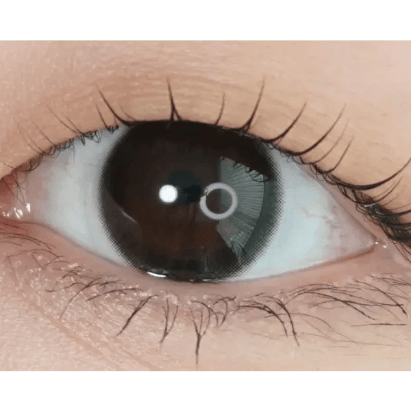 LensTown It's Basic Black colored contact lens, 12.9mm graphic diameter, Monthly wear