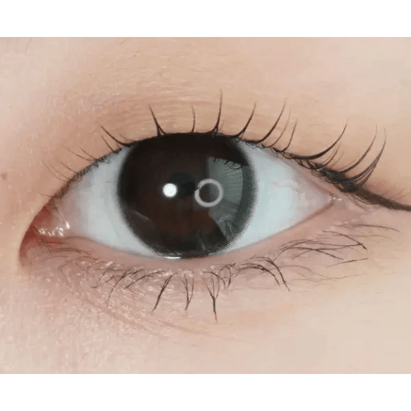 LensTown It's Basic Black colored contact lens, 12.9mm graphic diameter, Monthly wear