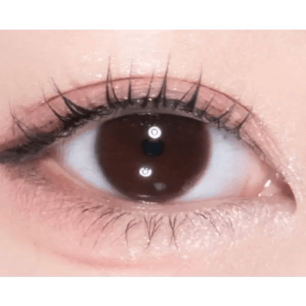 LensTown It's Basic Milk Choco colored contact lens, 12.9mm graphic diameter, Monthly wear