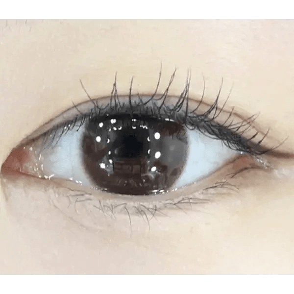 LensTown It's Basic Milk Choco colored contact lens, 12.9mm graphic diameter, Monthly wear