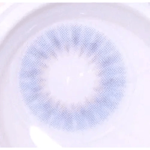 LensRang iWWi Ailleen Blue colored contact lens, 13.4mm graphic diameter, Monthly wear