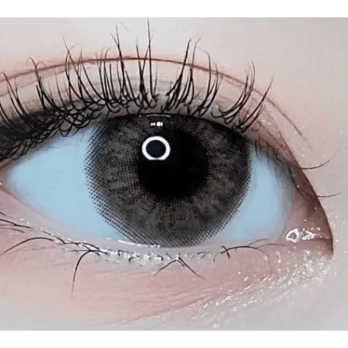 LensRang iWWi Iwwinka Hazel — both eyes wearing the contact lenses
