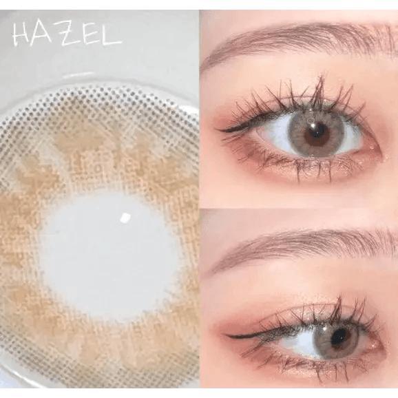 LensRang iWWi Iwwinka Hazel — contact lens appearance comparison