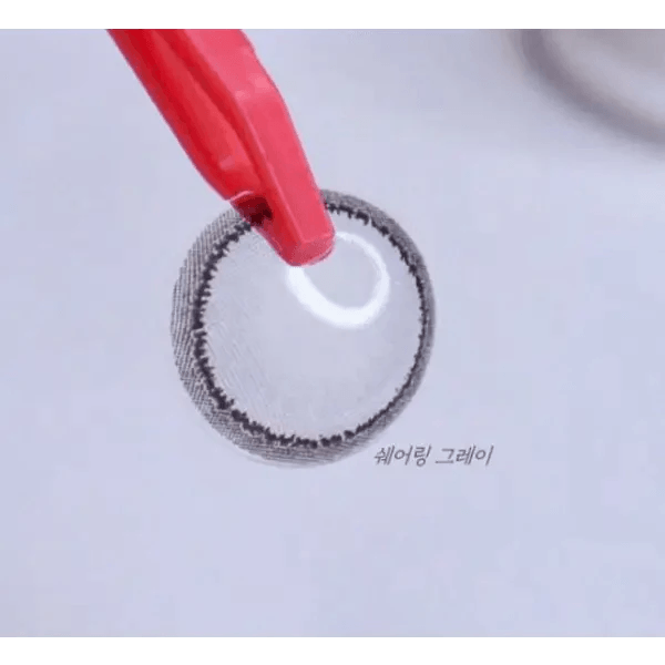LensRang Sharing Gray colored contact lens, 13.4mm graphic diameter, Monthly wear