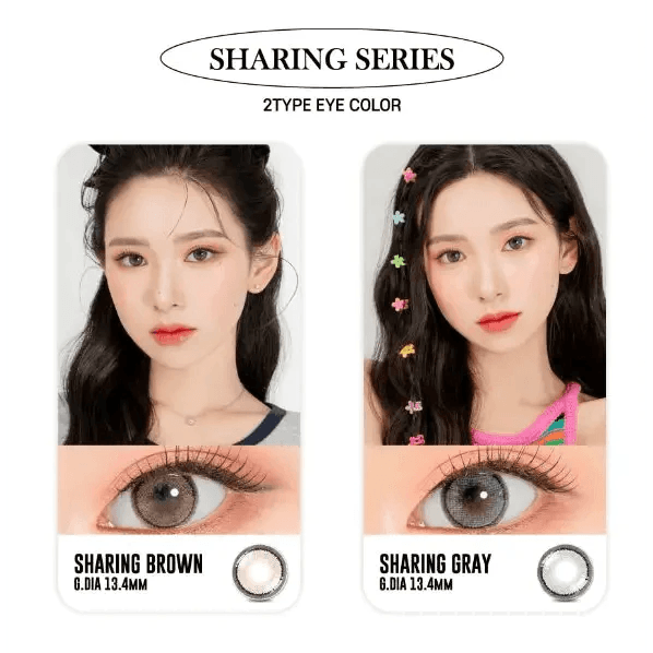 LensRang Sharing Gray — contact lens appearance comparison
