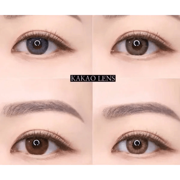 LensTown Kakao Friends Muzi Gray — contact lens product information graphic
