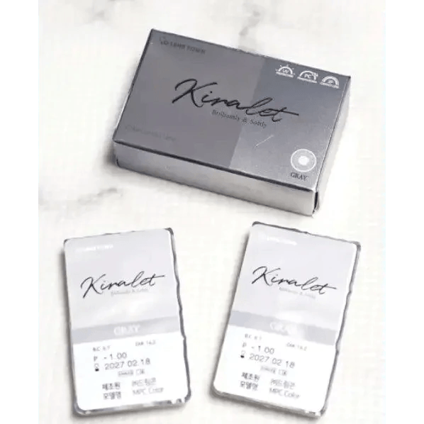 LensTown Kiralet Gray — contact lens packaging