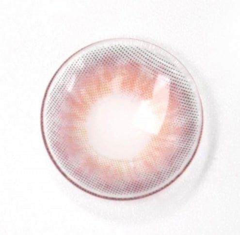 LensRang iWWi Iwwinka Pink colored contact lens, 13.6mm graphic diameter, Monthly wear