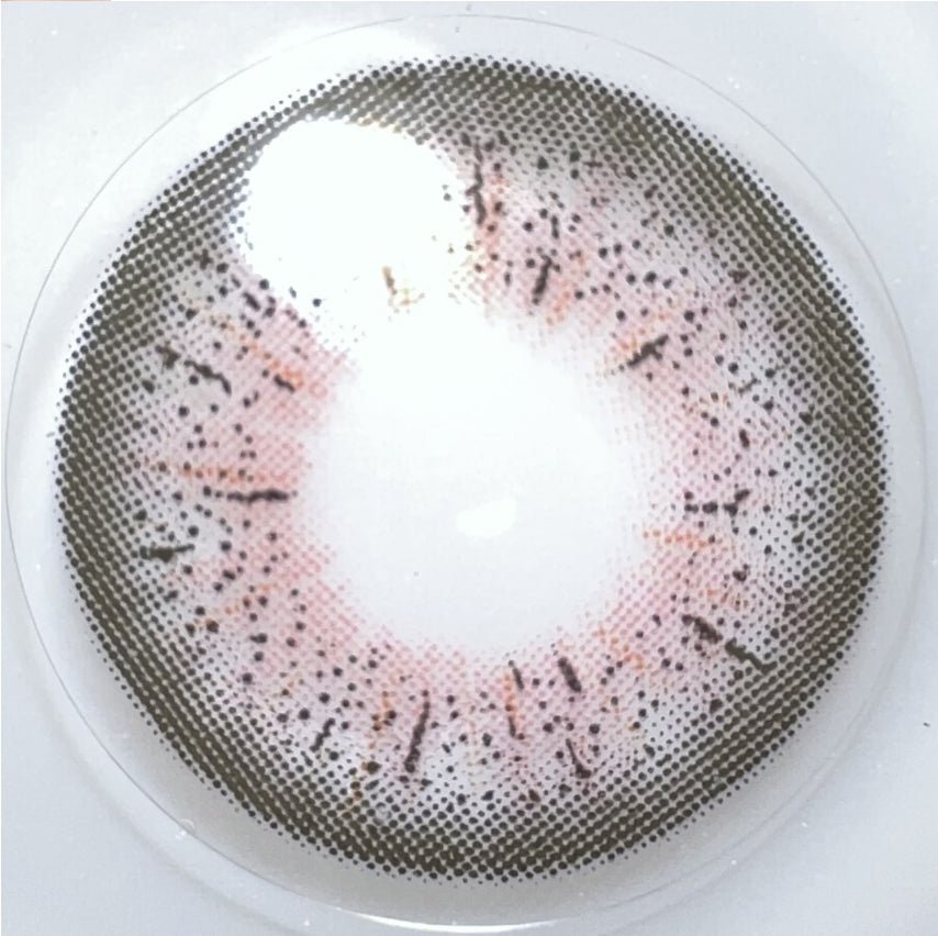 LensRang iWWi Puella Pink colored contact lens, 13.6mm graphic diameter, Monthly wear