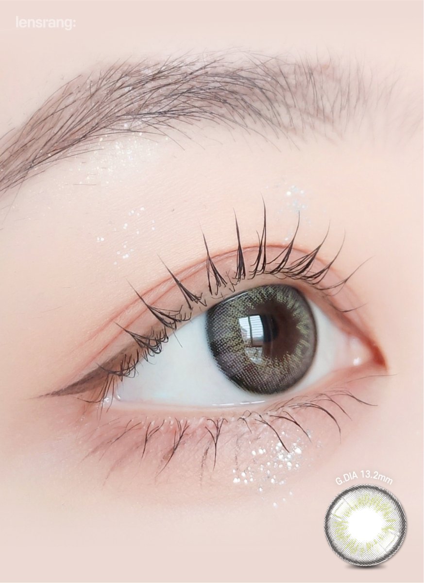 LensRang Iwwitch Gray colored contact lens, 13.2mm graphic diameter, Monthly wear