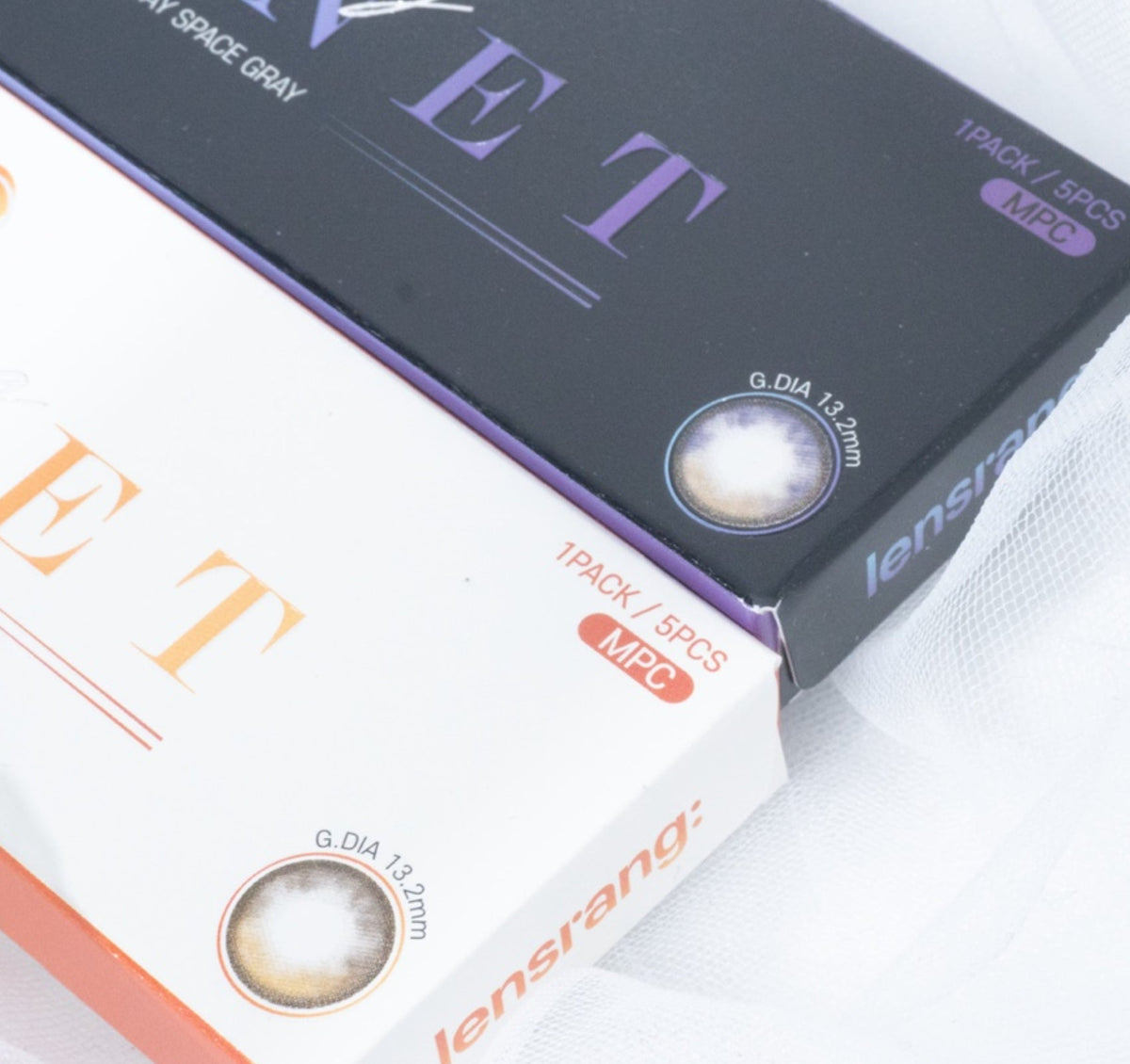 LensRang Planet Space Brown colored contact lens, 13.2mm graphic diameter, Monthly wear