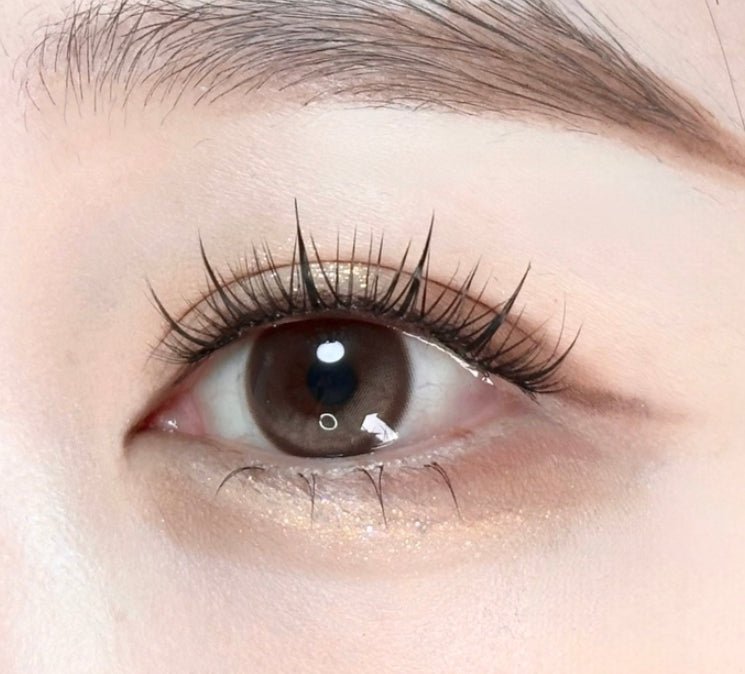 LensTown 247 It's Water Bomb Water Brown (10p) colored contact lens, 13.0mm graphic diameter, Daily wear