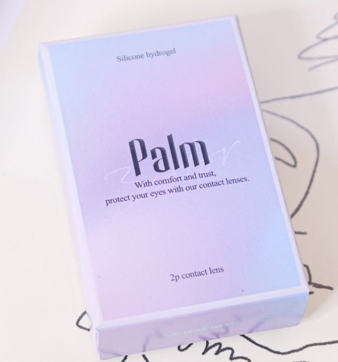 LensTown Palm 3color Olive colored contact lens, 12.9mm graphic diameter, 3-6 Months wear