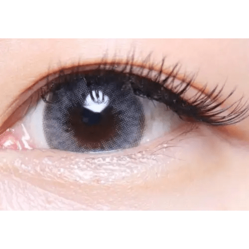LensTown Thrice S Gray — single-eye close-up showing the contact lens appearance