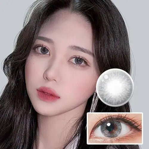 LensTown Thrice S Gray colored contact lens, 13.5mm graphic diameter, 3-6 Months wear