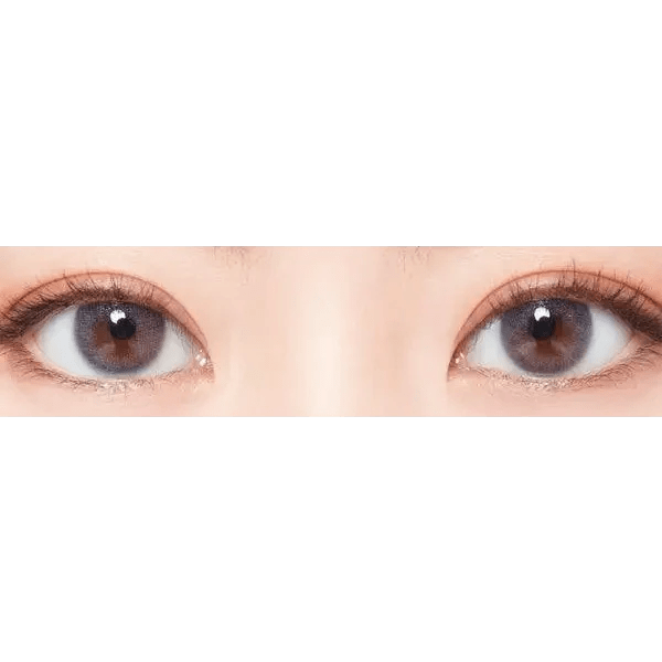 LensTown Tint Bling Unicorn Violet — both eyes wearing the contact lenses