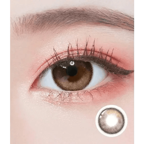 LensTown Tobetter Big Brown colored contact lens, 13.5mm graphic diameter, Monthly wear