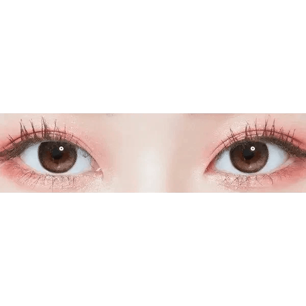 LensTown Tobetter Black — both eyes wearing the contact lenses