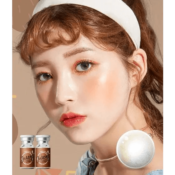 LensTown Townfilter Juicy Coconut Brown colored contact lens, 13.2mm graphic diameter, 3-6 Months wear