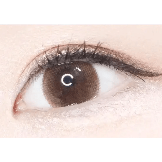 LensTown Unisome Brown colored contact lens, 13.1mm graphic diameter, Monthly wear