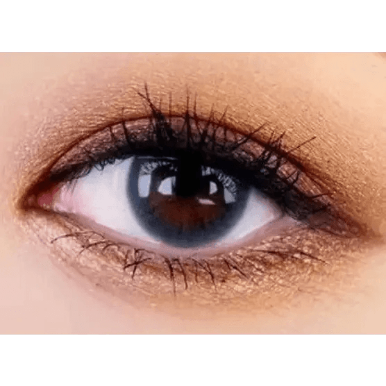 LensTown Unisome Gray — single-eye close-up showing the contact lens appearance