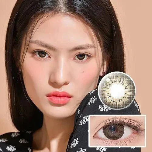 LensTown Vocati Brown colored contact lens, 13.0mm graphic diameter, Monthly wear
