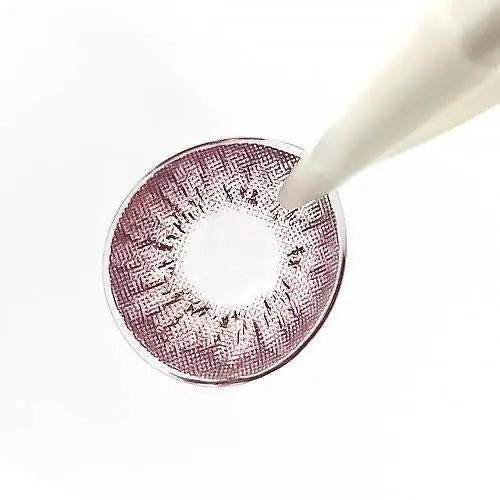 LensTown Vocati Pink colored contact lens, 13.6mm graphic diameter, 3-6 Months wear
