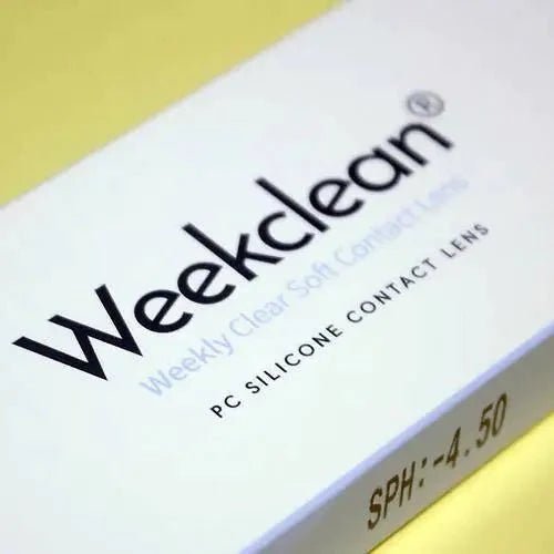 LensTown Weekclean Clear colored contact lens, 14.2mm graphic diameter, Weekly wear