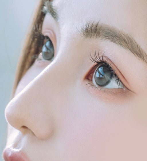 LensVery Anreen Ash Gray colored contact lens, 13.1mm graphic diameter, Monthly wear