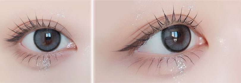 LensVery Anreen Ash Gray colored contact lens, 13.1mm graphic diameter, Monthly wear
