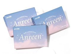 LensVery Anreen Pink Violet colored contact lens, 13.1mm graphic diameter, Monthly wear