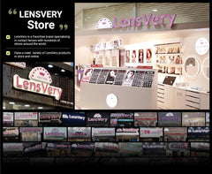 LensVery Anreen Pink Violet colored contact lens, 13.1mm graphic diameter, Monthly wear