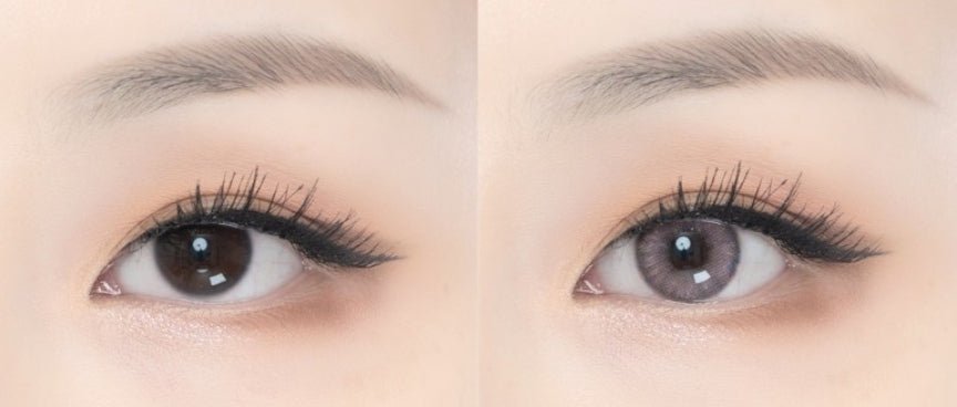 LensVery Blurry Powder Pink colored contact lens, 13.3mm graphic diameter, Monthly wear