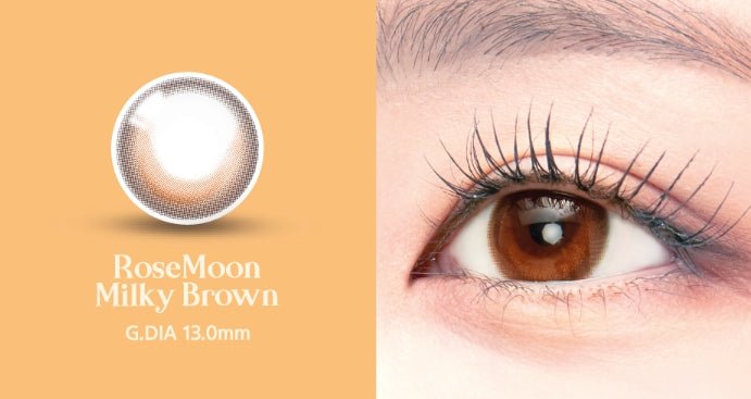 LensVery Rose Moon Milky Brown