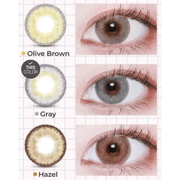 LensVery Silhouette1 Gray — contact lens appearance comparison