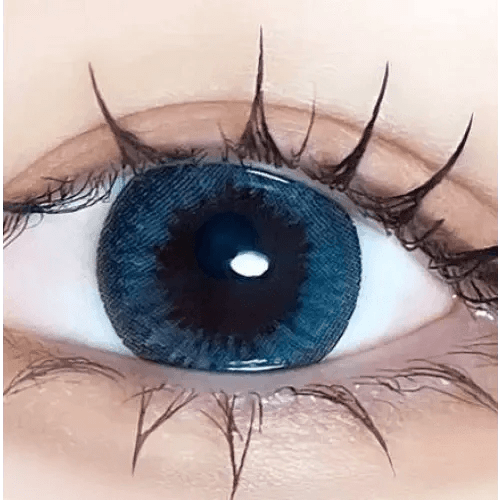 LensVery Sydney Gray (10p) — single-eye close-up showing the contact lens appearance