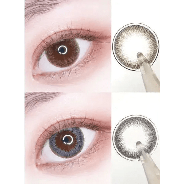 LensVery Sydney Gray (10p) — contact lens appearance comparison