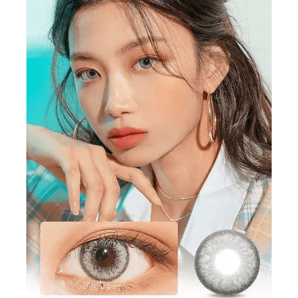LensVery Venti Ann Gray — model portrait showing the contact lens look