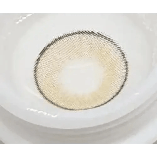 LensVery VeryTok Sunset Brown — close-up of the contact lens design