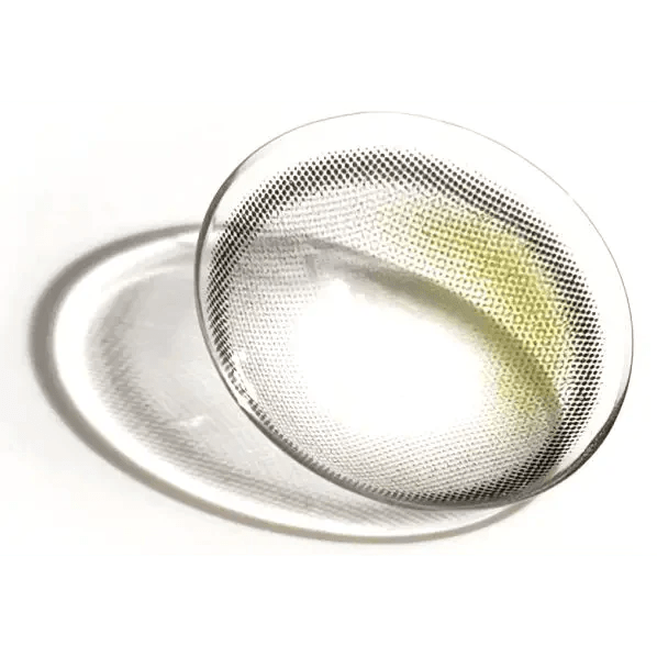 LensVery Wish Ring 1Day Olive Green (10p) colored contact lens, 13.1mm graphic diameter, Daily wear