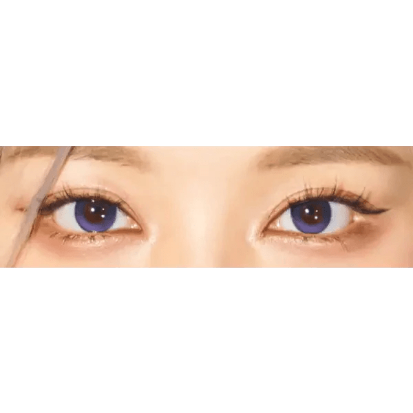 LensVery Wish Ring 1Day Violet (10p) colored contact lens, 13.1mm graphic diameter, Daily wear