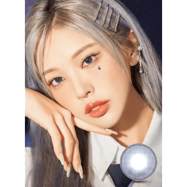 LensVery Wish Ring 1Day Violet (10p) colored contact lens, 13.1mm graphic diameter, Daily wear