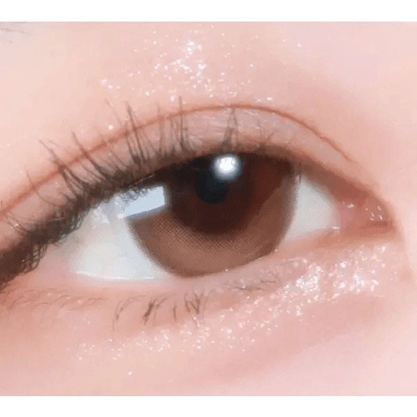 LensVery Wish Ring Beige colored contact lens, 13.1mm graphic diameter, Monthly wear