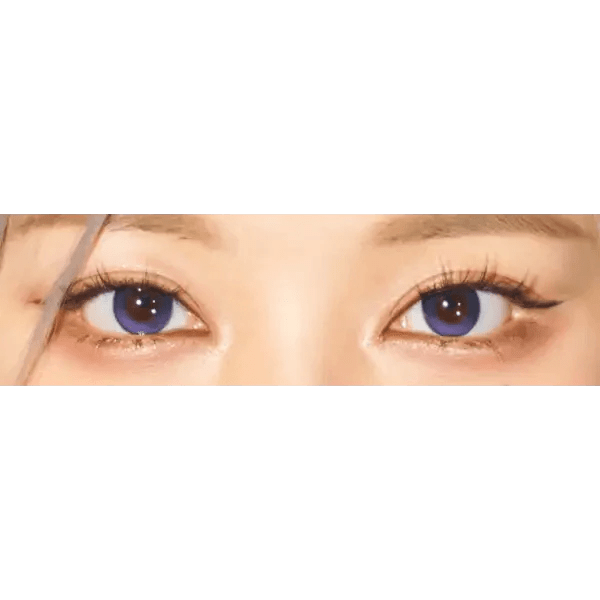 LensVery Wish Ring Violet colored contact lens, 13.1mm graphic diameter, Monthly wear