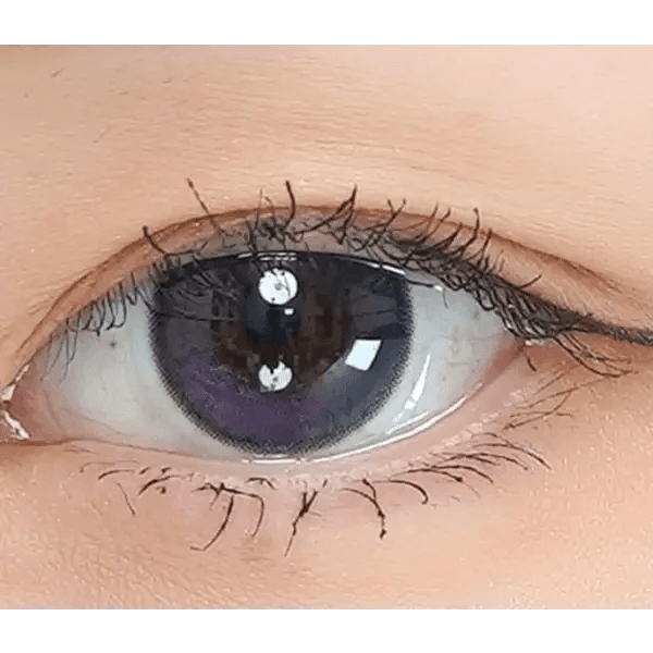 LensVery Wish Ring Violet colored contact lens, 13.1mm graphic diameter, Monthly wear