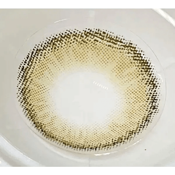 LensVery Wonder Eye Circle Brown — close-up of the contact lens design