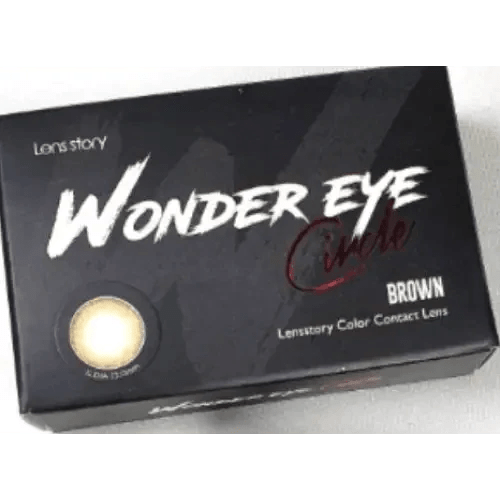 LensVery Wonder Eye Circle Brown — contact lens packaging