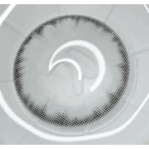 LensVery Wonder Eye Light Gray — close-up of the contact lens design